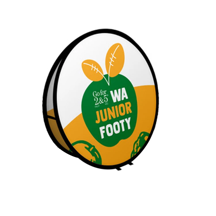 spring steel Pop up A frame banenr Custom Printed Advertising Vertical standing  Banner