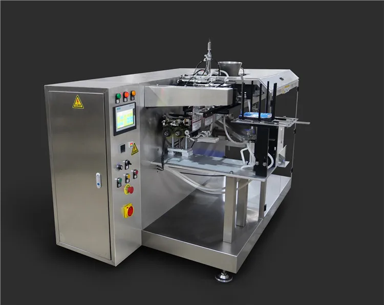 Fully Automatic Doypack Roasted Corn Filling Candy Bagging Sugar Packing Machine