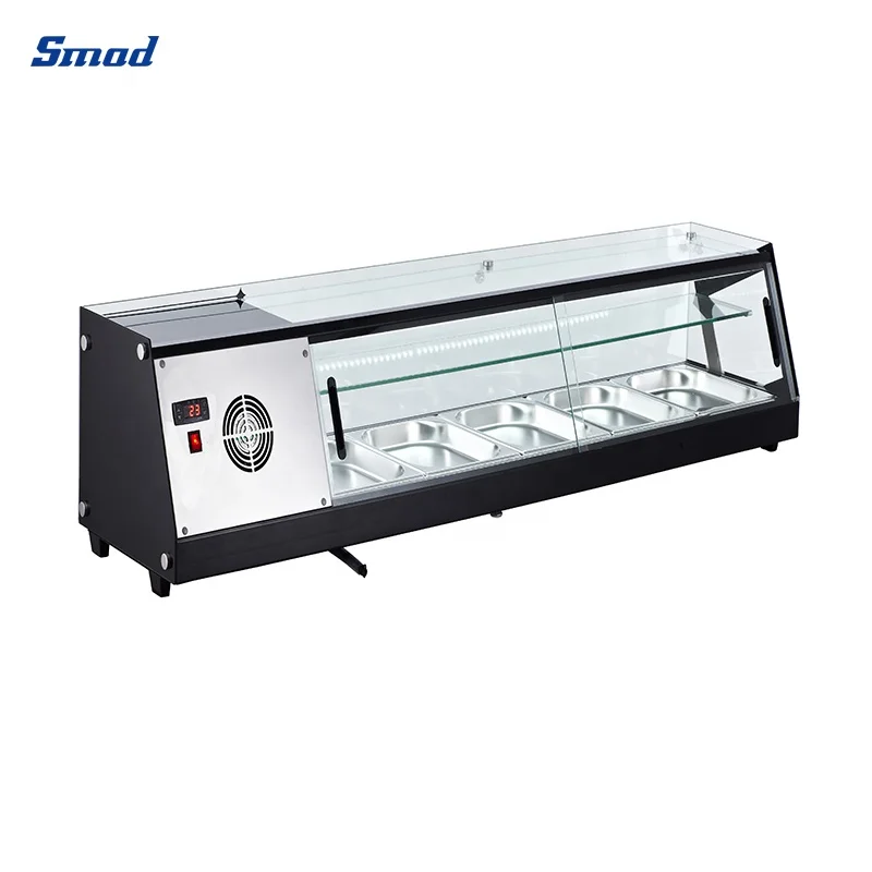 Counter top Chiller Refrigerator Mini Sushi Bar Display Showcase