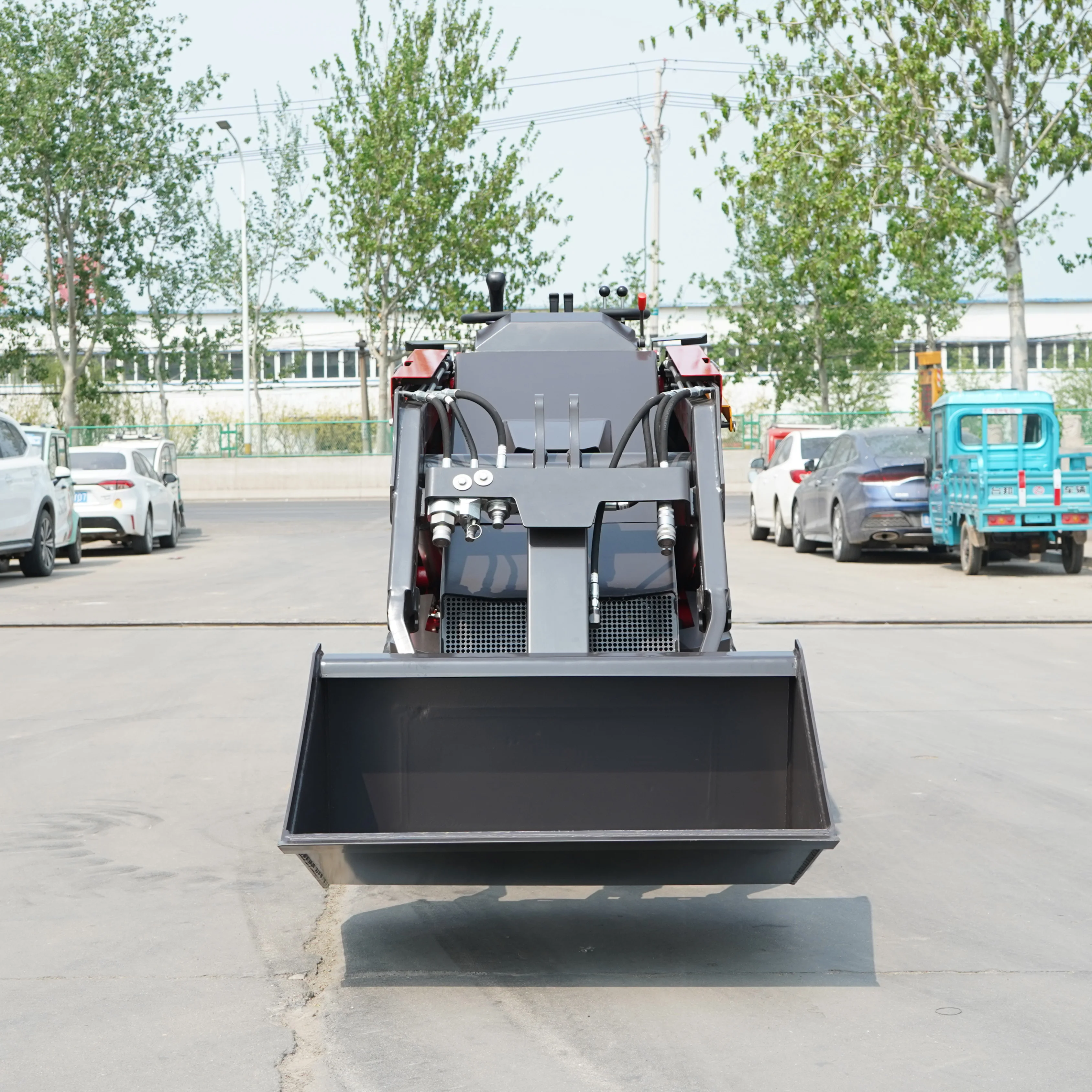 mini skid steer loader diesel skid steer bucket 25hp mini skid steer