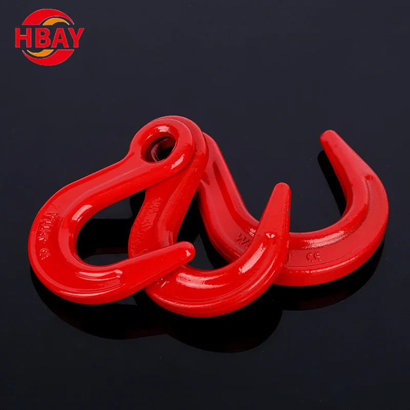 Large Opening Lifting Hook Alloy Steel Round Eye Lifting Hook Sets of Lifting Slings Combined Hooks