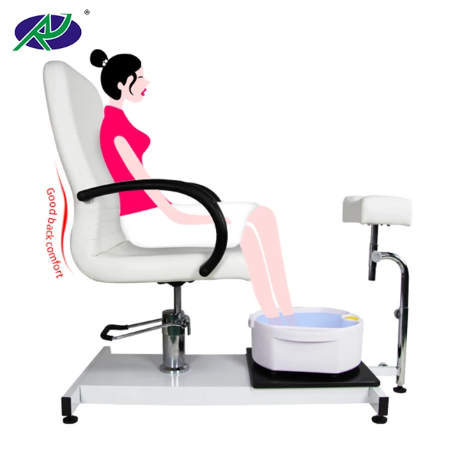 SPA hot sell black Footbath chair with massage machine