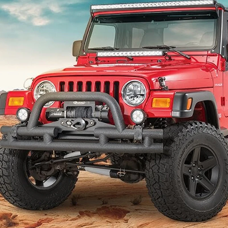 New Wrangler JL Gladiator Modified Parts 10th Anniversary Front and Rear Bumpers Comes with Plastic Cover Plates