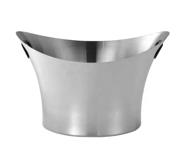 Custom Logo Round 5L /10L Target Challenge Bar Tool Galvanized Iron Metal Ice Bucket Tin Pail for Beer Wine Champagne