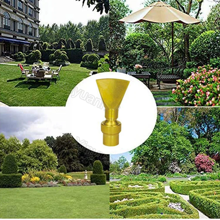 Outdoor musical dancing brass stainless steel water jet fountain nozzles