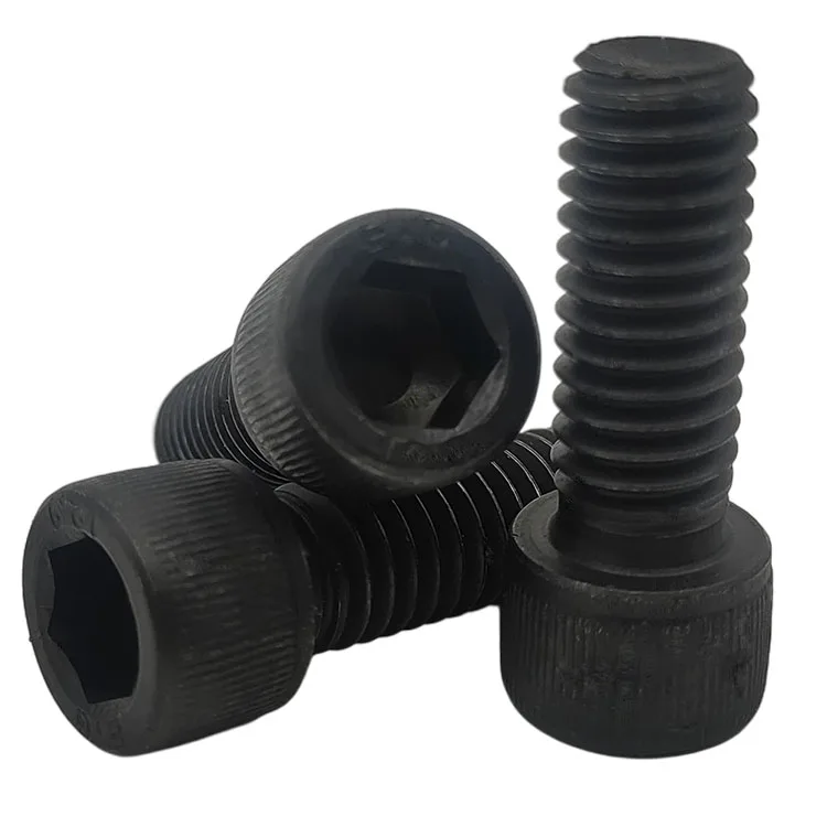 High Quality Carbon Steel Round Head Black Oxide Strength Bolts