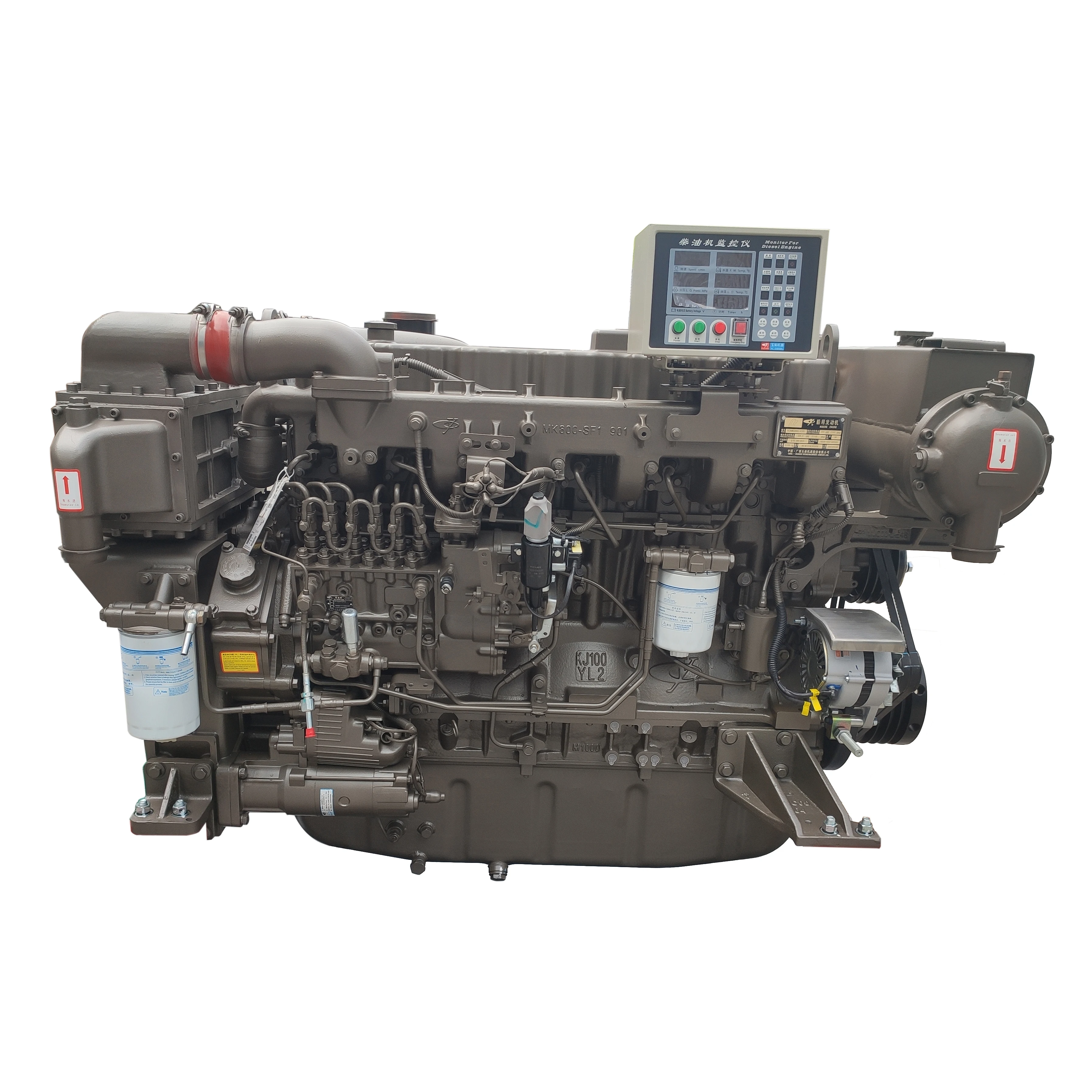 410hp 1800rpm Yuchai marine engine YC6MJ410L-C20 With Best Price