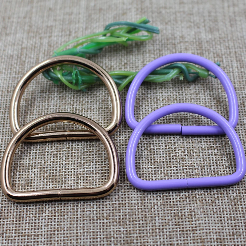 High quality hot sale custom metal d ring belt buckle for bag strap