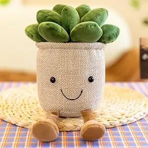 Creative Fleshy Decoration Plush Fun Simulation Plant Pot Home Study Living Room Decoration Plush Toy For Kid