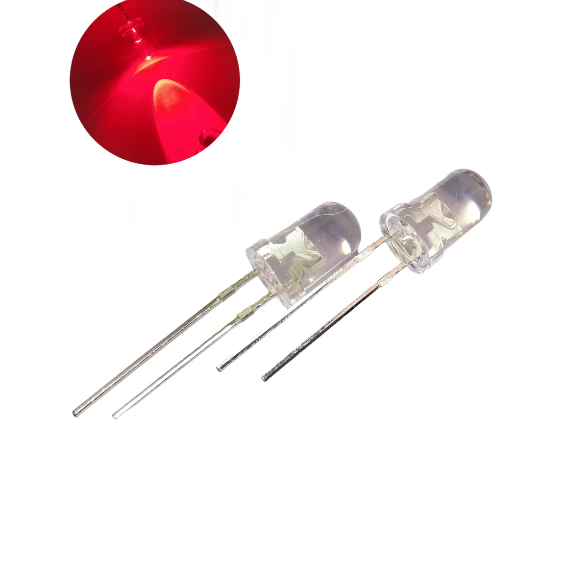 Ideal Indicator Lights with Clear Water Lens for Superior Visibility 5mm Dome Red Led Diodes