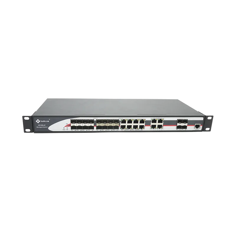 Завод, 8 гигабитных медных портов RJ45, 20 гигабитных портов SFP, 4 комбо-порта, управляемый Промышленный Коммутатор Ethernet
