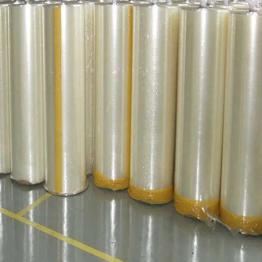 Carton Sealing Use Transparent Single Sided BOPP Material Jumbo Roll Acrylic Adhesive Tape Log Roll Adhesive Paper & Film