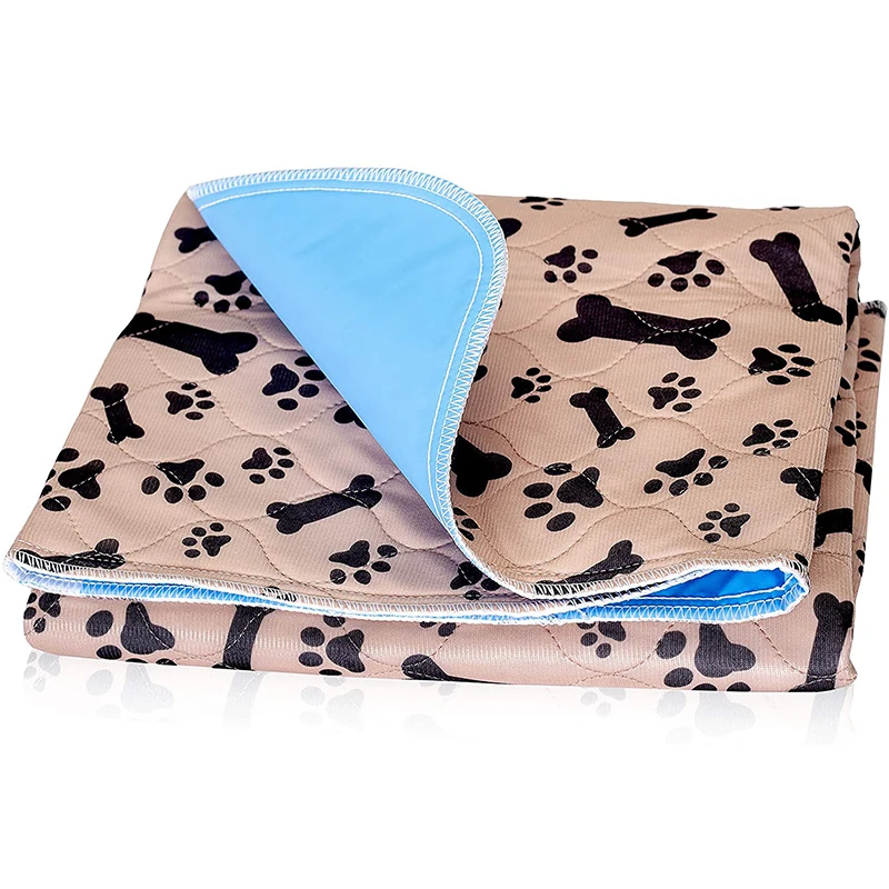 YK Washable Dog Pee Mat Puppy Training Urine Diaper Pads Reusable Potty Pet Dog Pee Pad