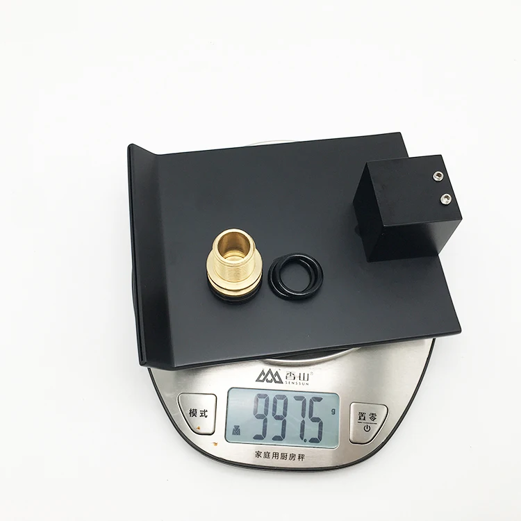 High quality matte black shower system combo Set 3 Way ceiling mounted  digital display rainfall shower faucet