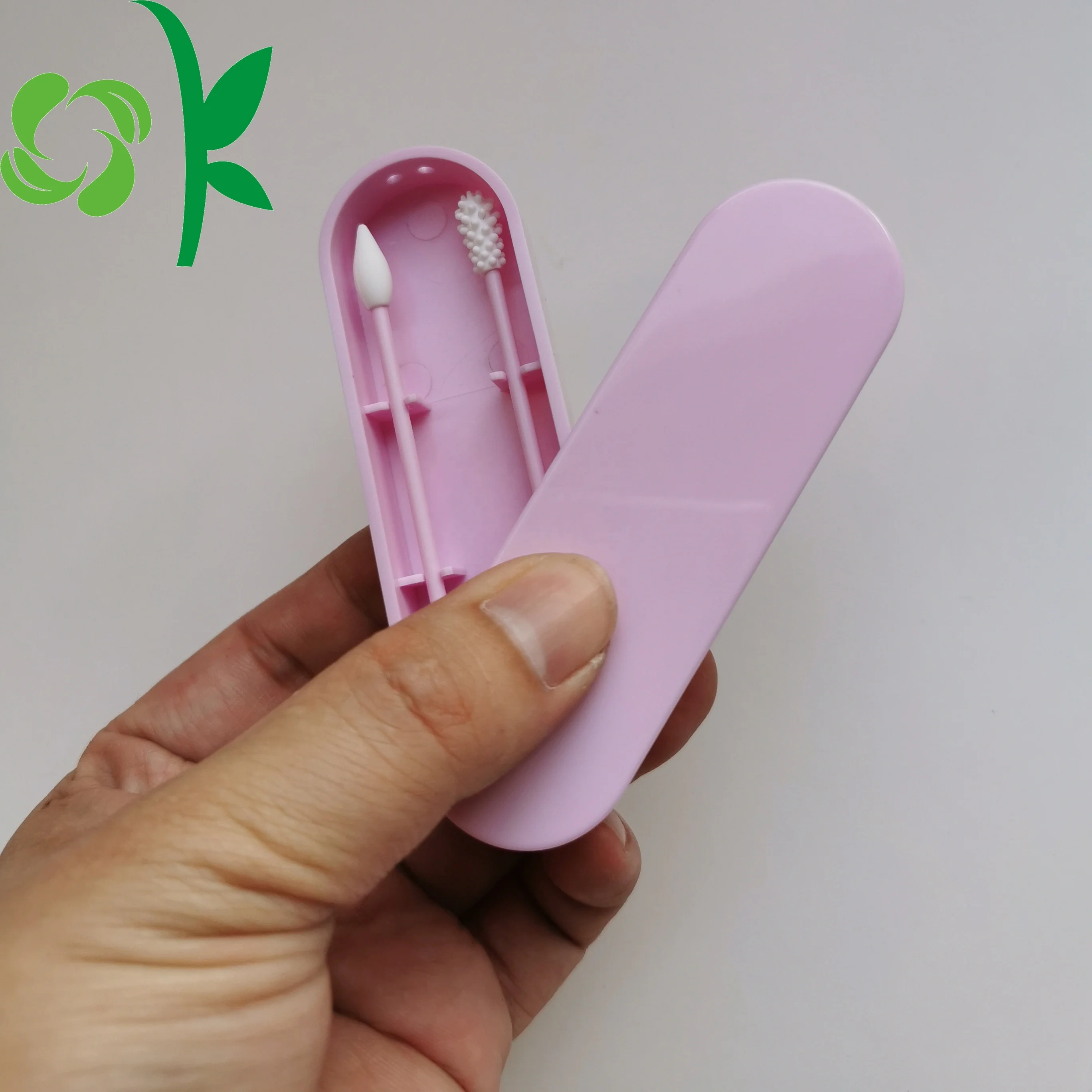 OKSILICONE Amazon Лидер продаж многоразовые ватные палочки двойного дизайна для
