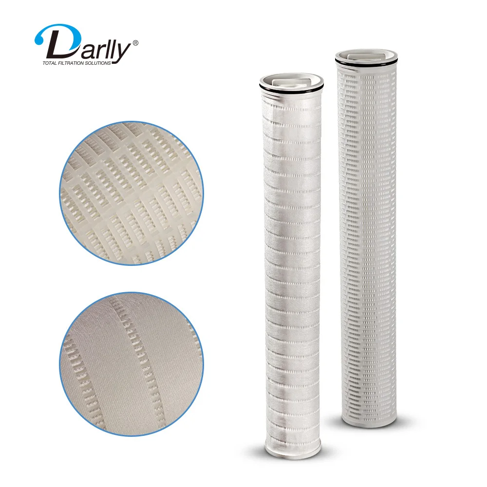 China Manufacturer Best Quality Desalination Filters Equipments PP High Flow Filters 1/5/10Micron High Flow Water Cartridges