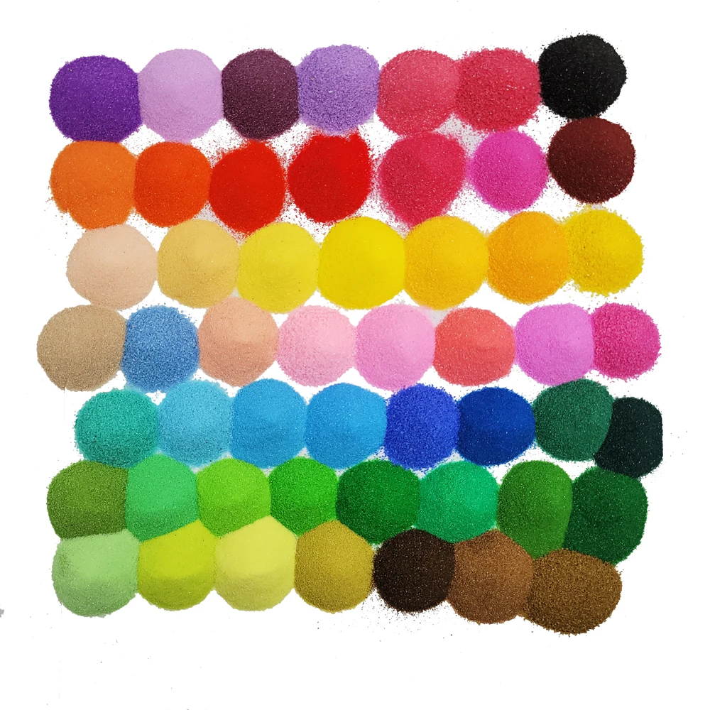 diy colorful sand candle beads material colored sand set for kids painting colored silica sand price per ton