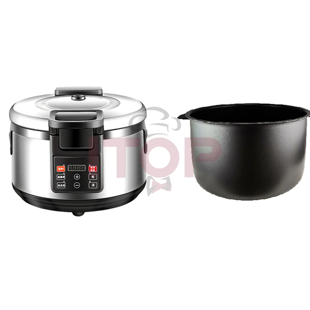 19L Big Capacity Cooking Pot Professional Panela Lcd Display Restaurant Catering Kitchen Equipment Olla