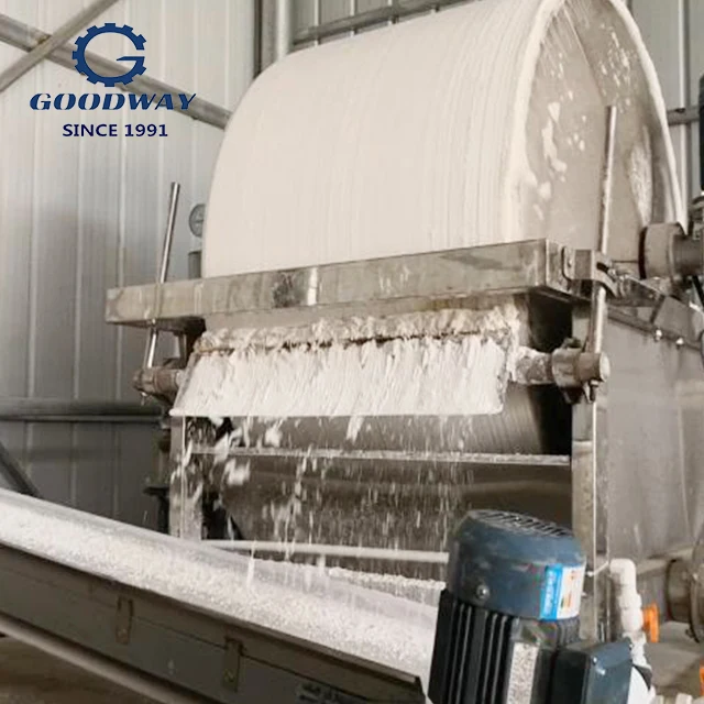 factory New Design cassava potato starch Vacuum Dehydrator processing machine cassava processing machine