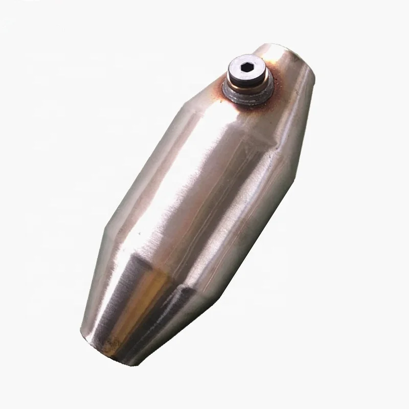 100 металлический каталитический нейтрализатор высокого потока CPSI, универсальный для металлической подложки гоночного автомобиля, спортивного автомобиля