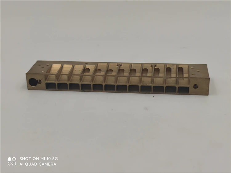 
China New Product CNC Processing Brass Harmonica 