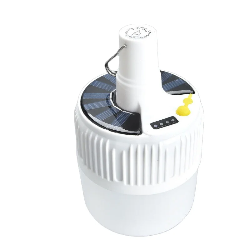 Solar high quality Portable Outdoor rechargeable solar camping lantern for Home Night Market lamp with remote