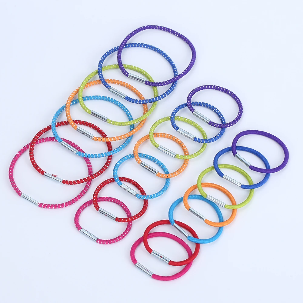 3 мм милые простые детские резинки для волос для девочек цветная эластичная нейлоновая резинка для хвоста резинки для волос