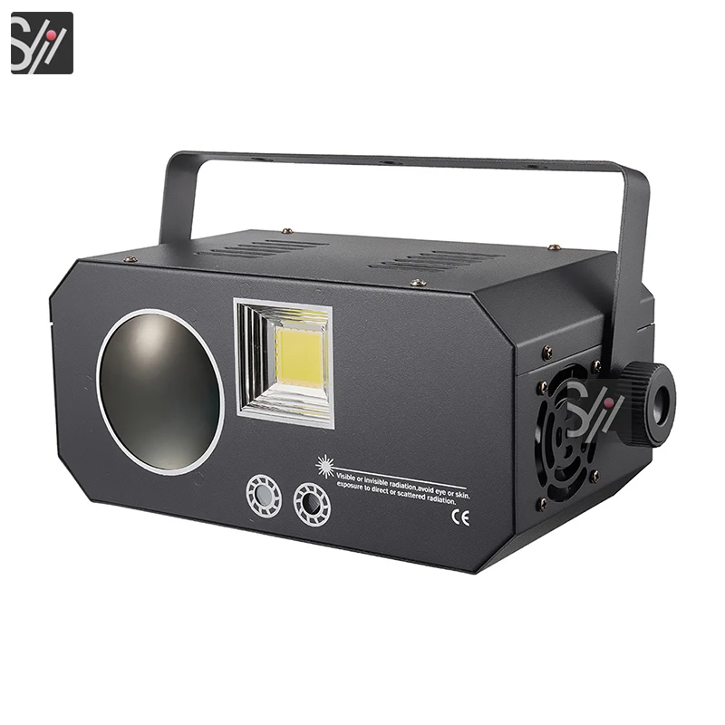 New Led Mini Pattern Strobe 3in1 Stage Effect Light With Remote Controls For Disco DJ Party KTV Red Green Laser Lights