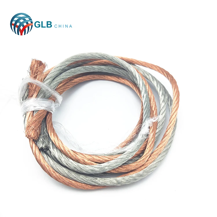 Electrical Ground Bridge grounding Underground Flexible Braid Tinned Copper Wire
