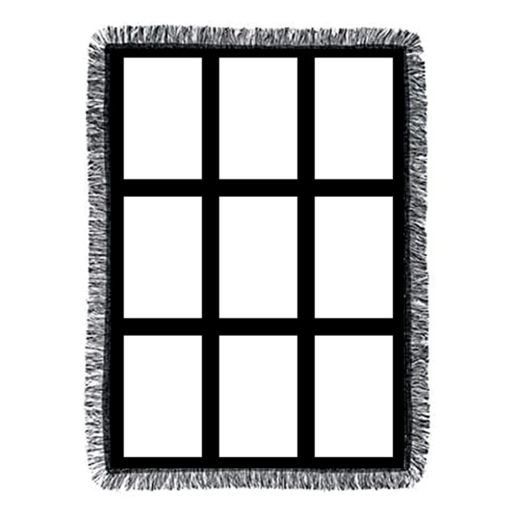 Wholesale soft velvet sublimation blanket blank 9 panels 20 panels printing photo blanket