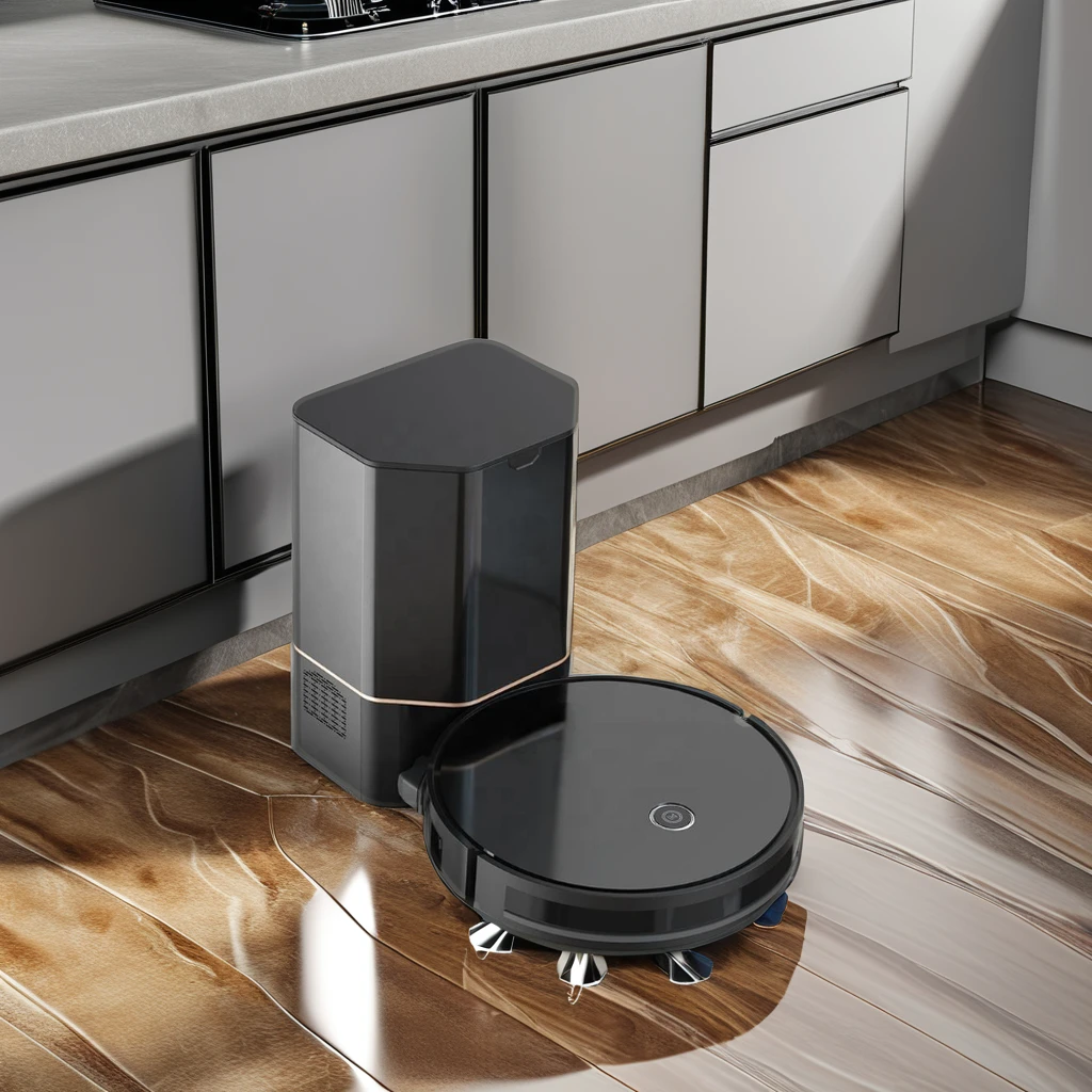 Best Selling Wet And Dry Multifunctional Robotic Vaccum Cleaner Mopping And Sweeping With Self-Emptying Robot Aspirateur