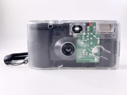 Transparent Clear Plastic Cover Disposable Film Camera with Flash 35mm Film Kodak Color ISO200/ISO400