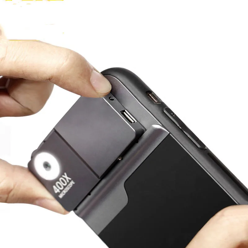 IBOOLO new  Innovation rechargeable microscope lens with LED light for iphone