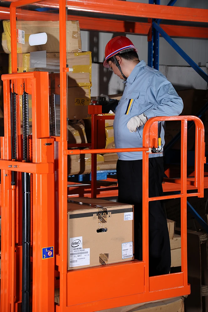 High quality electric cherry order picker with certificate CE