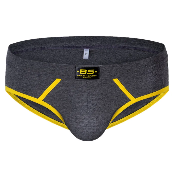 
Low MOQ Men Underwear Briefs Custom Logo Boxers Cotton Low Rise Briefs with Comfort Waistband 