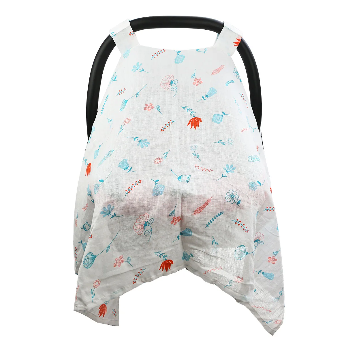 Wholesale Breathable Baby Car Seat Cover Custom Logo Printing Baby Carseat Cover Car Seat Nursing Cover