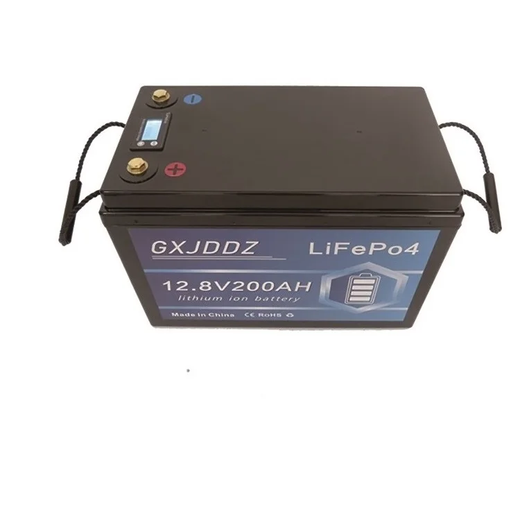 12V200Ah  lithium LiFePO4 battery with plastic case for boats, forklift solar energy storage