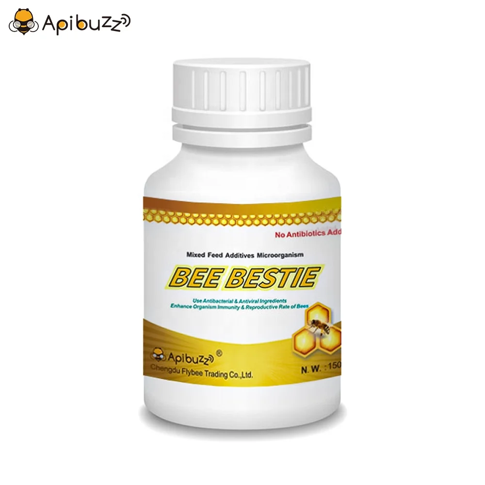 Apibuzz BEE BESTIE Improve Immunity for Bees European/American Foulbrood,Chalkbrood,Sacbrood,Bee Paralysis Treatment Beekeeping