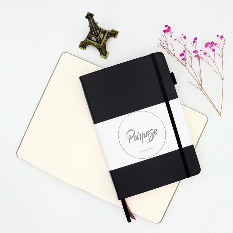 Leather 2022 Diary Hardcover Agenda Printing A5 Budget Planners Dotted Journal Hardback Notebook Custom Stationery