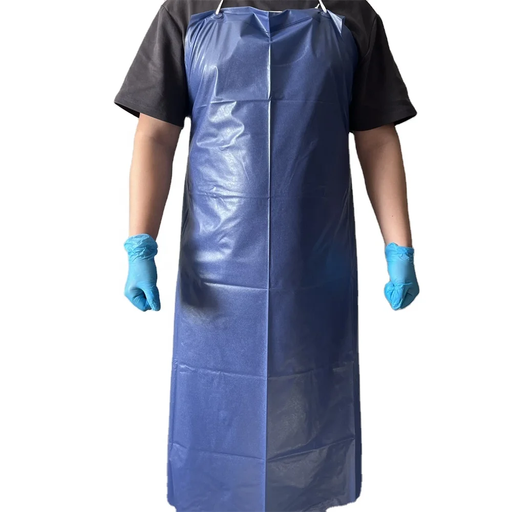 Cheap And Popular Disposable Durable Elastic Plastic Anti-Fouling Isolation Waterproof PVC Aprons