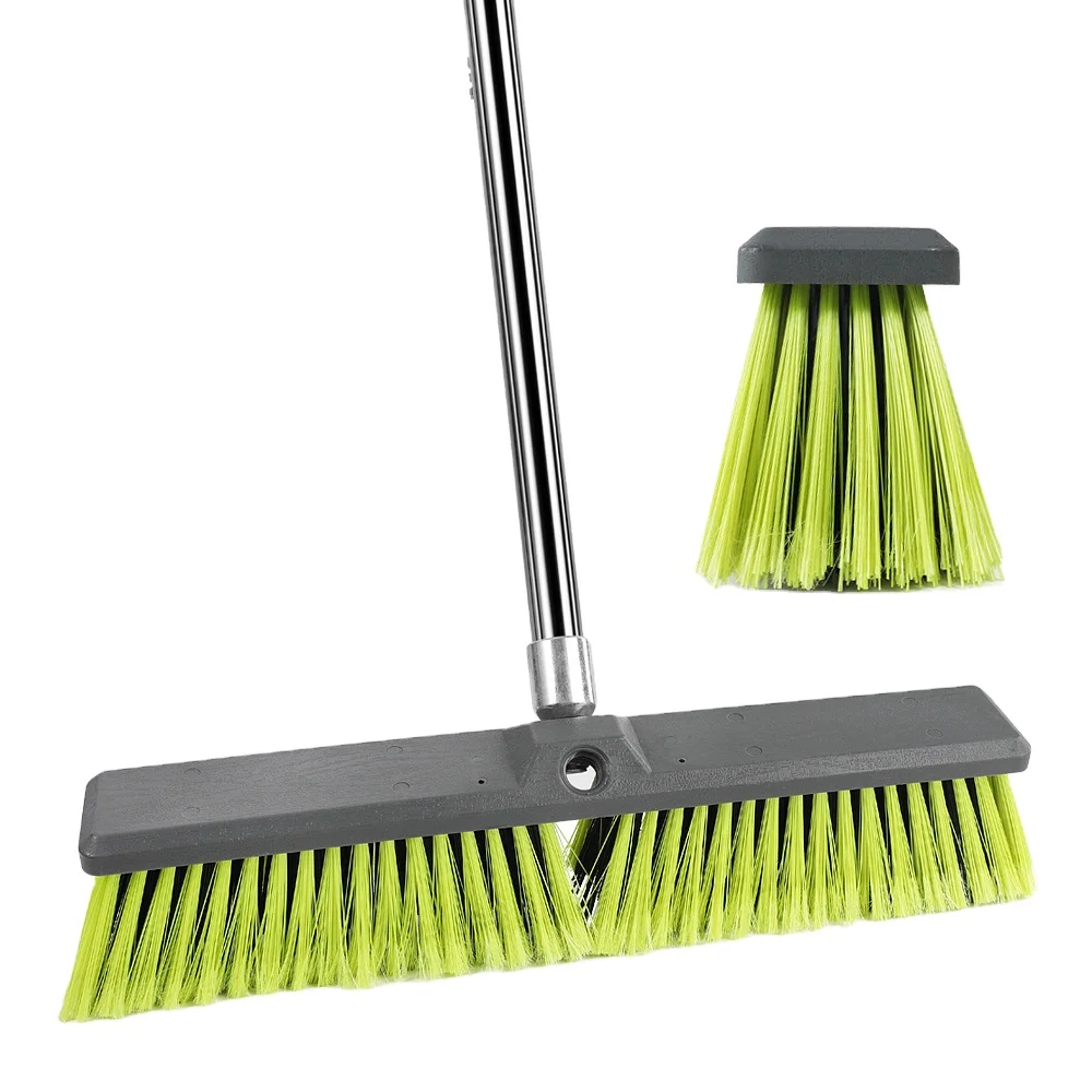 Masthome Long plastic Handle Household Cleaning garden soft big broom