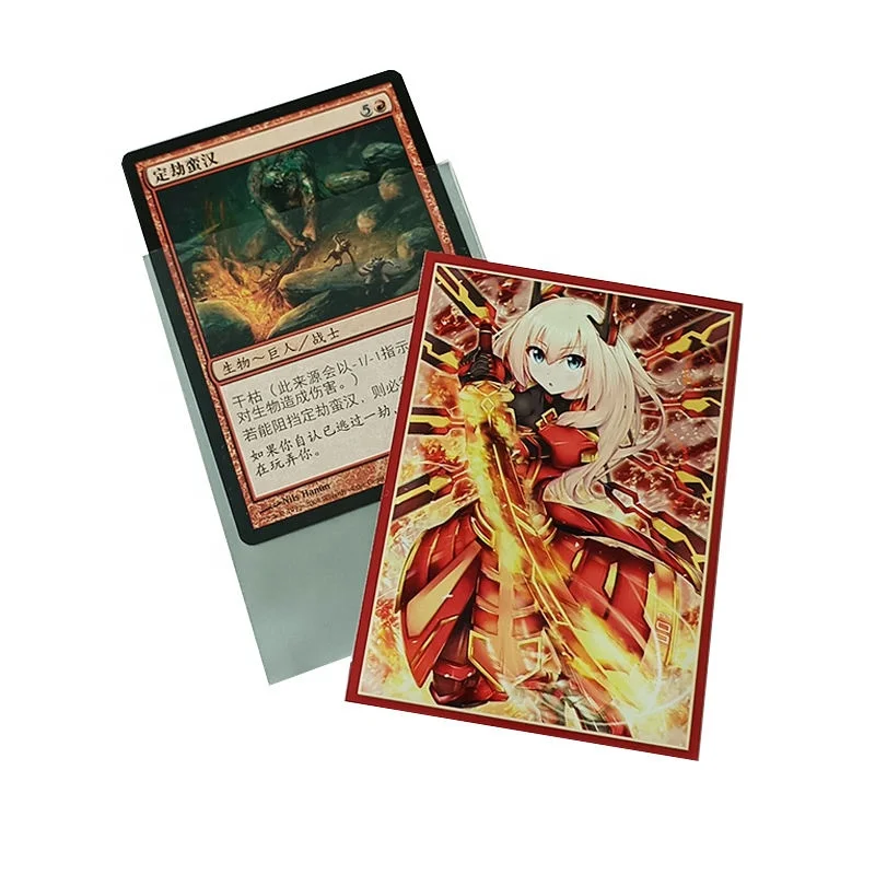 Высококачественные художественные напечатанные карточки для доски Tcg Mtg персонализированные Аниме Yugioh игровые торговая игра