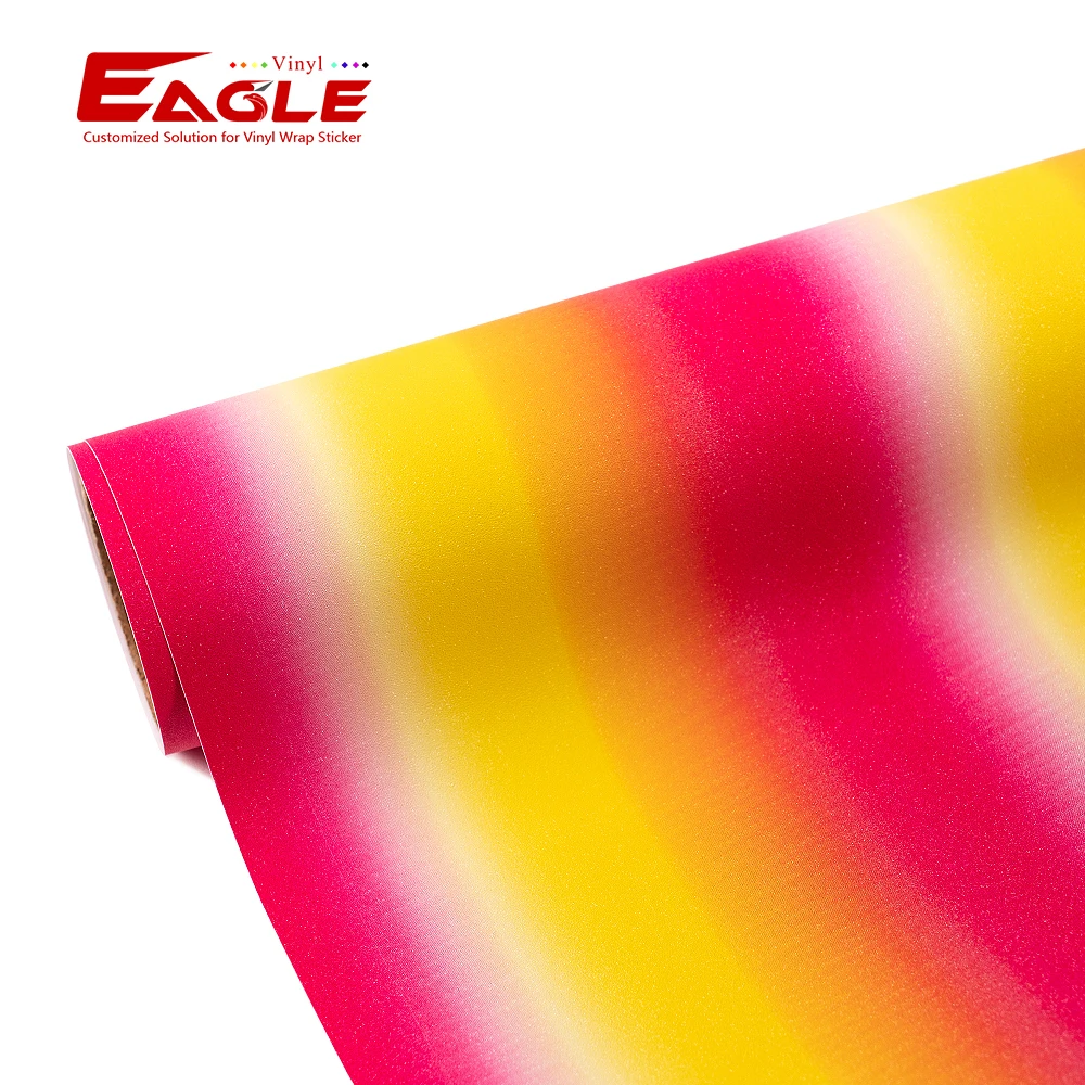 Перманентный Блестящий винил для Cricut блестящие радужные Желтые красные виниловые клейкие листы оракула 651