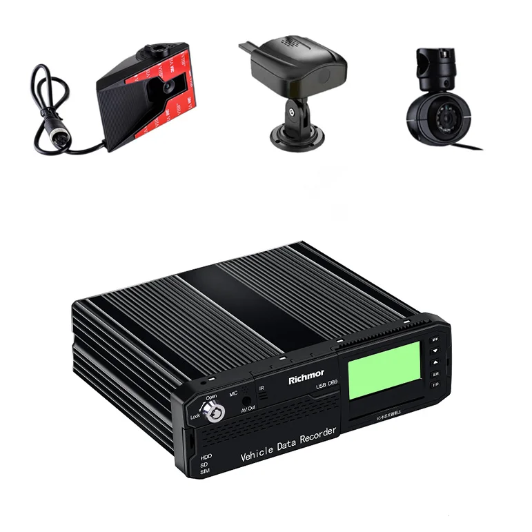 4g AI MDVR support ADAS DMS BSD function 4G gps wifi is optional support connect the vehicle management platform