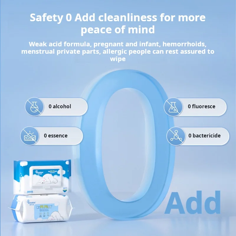 Fabric Fibers Wet Toilet Paper Water Soluble With Daily Life Cleaning