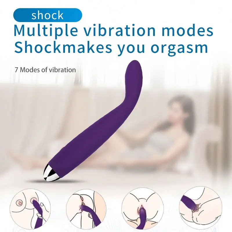 Female Masturbation Orgasm Device Adult Products Sex Toys AV Wand Massage Dildo Vibrators Elbow Design