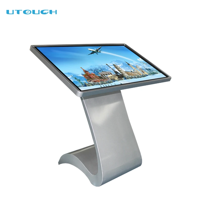 43 inch indoor wall mount LCD digital signage wifi touch screen monitor 4k ad player