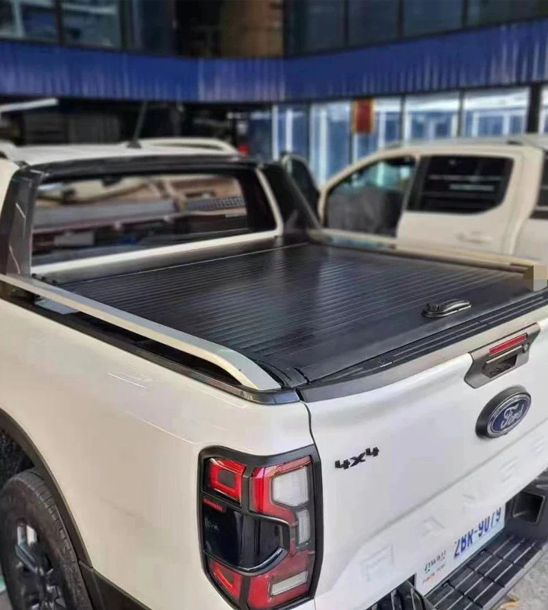 Roller shutter lid pickup truck bed tonneau cover for ford ranger wildtrak raptor xlt xls xl T6 T7 T8 T9 Maverick 2023 2024
