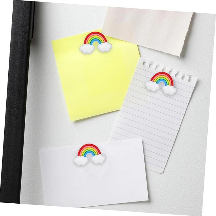 Decorative 3D PVC Fridge Magnet Custom Refrigerator Magnets Set on Cute for Magnetic Whiteboards