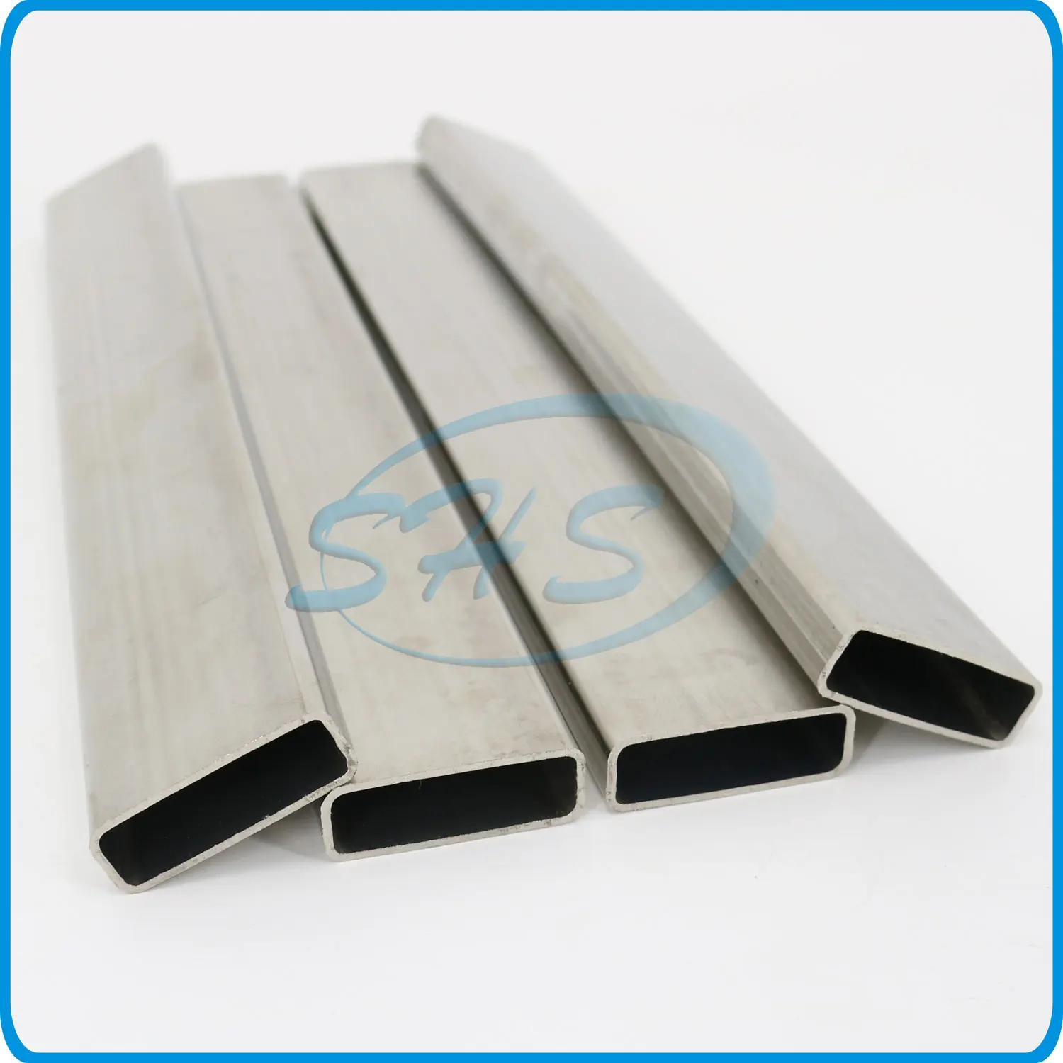 Customize AISI 201 304L 304 316L 430 Stainless Steel Flat Pipes with Polishing Surface for Handrail Furniture Decoration